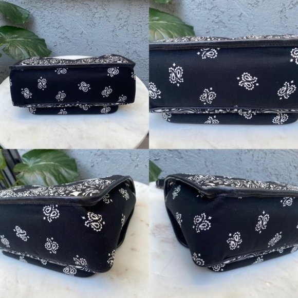 SOLD Saint Laurent YSL Medium Niki Chevron Quilted Bandana Bag - Picture 12 of 16